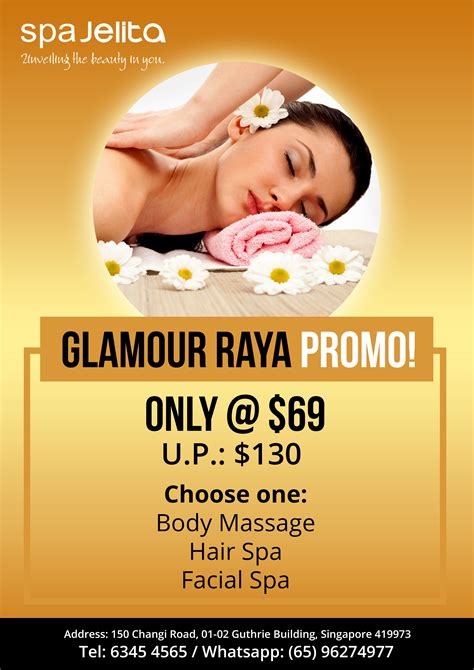 Achieve A Beauty That Stands Out By Taking Advantage Of Our Glamour Raya Promo For Only 69 You