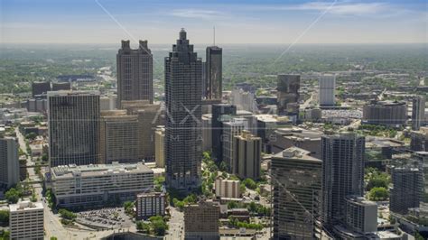 Suntrust Plaza And Neighboring High Rises Downtown Atlanta Georgia