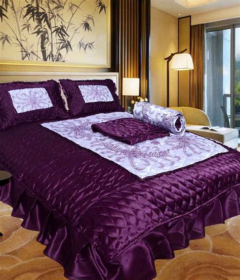 Get it as soon as wed, mar 31. Renown Elegant Fancy Purple Floral Print King Size ...