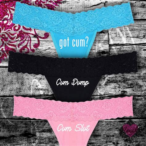 Cum Pilation Lace Temptations Threesome 3 Pack Of Women S Etsy