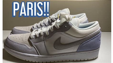 A stately, muted nod to france's capital city. Air Jordan 1 Low Paris Unboxing - YouTube
