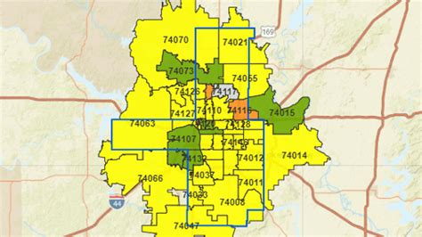 Tulsa County Covid 19 Cases Zip Code Map April 2 2021 Courtesy