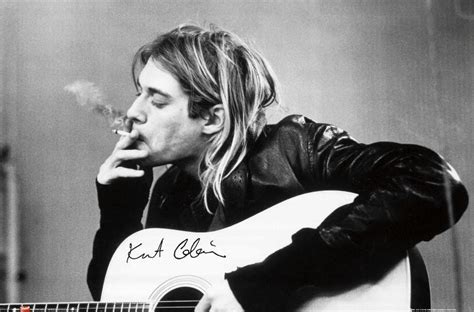 The divorce left kurt's outlook on the world forever scarred. Kurt Cobain - Guitar | Nirvana Poster | EMP