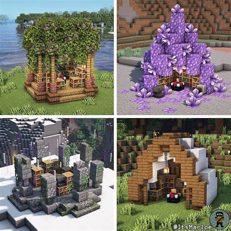 Minecraft Builds & Tips on Instagram: “Enchanting Table Design Ideas! 💡