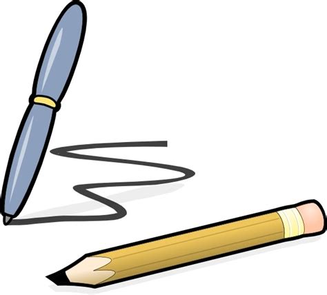 Pen And Pencil Clip Art Vectors Graphic Art Designs In Editable Ai Eps