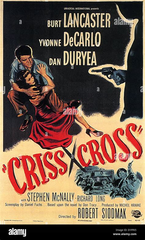 Criss Cross Plakat Für 1949 Universal International Film Mit Yvonne