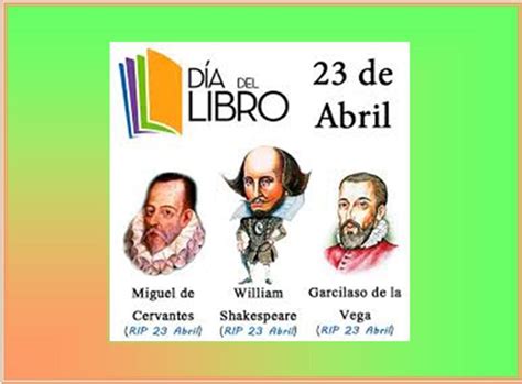 This is 23 de abril dia mundial del idioma español.mp4 by raul antonio gallego gutierrez on vimeo, the home for high quality videos and the people… PLAN PROVINCIAL LECTURA Y ESCRITURA: 23 de abril Día ...