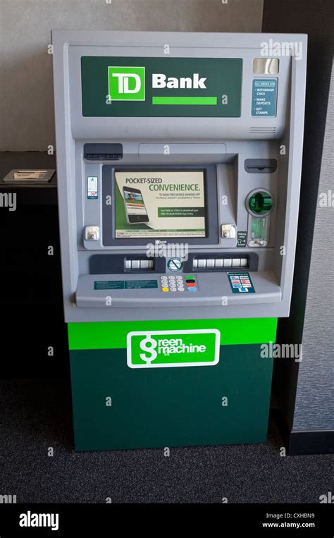 Atm Cash Machine Td Bank Miami Florida Usa Stock Photo Alamy