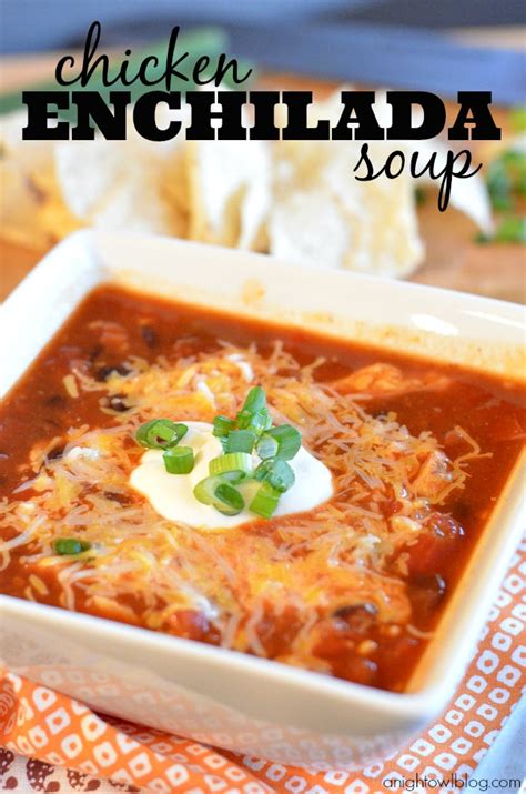 Sometimes the best things in life really are easy. Easy Chicken Enchilada Soup | A Night Owl Blog