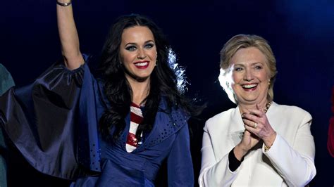 Katy Perry Shows Her Support For Hillary Clinton In Typical Sparkly Fashion Huffpost