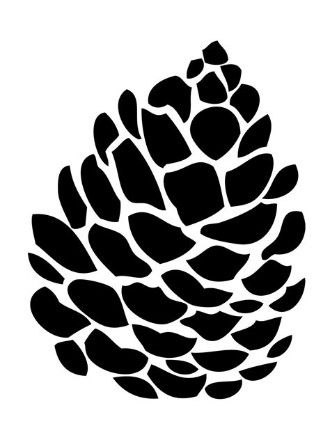 Pine Cone Template Printable