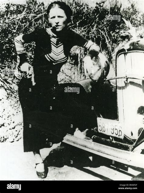 Bonnie Parker 1910 34 Criminal Companion Of Clyde Barrow In 1933 When