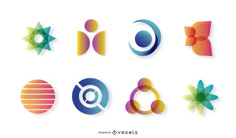 Logotipos Coloridos Diferentes Baixar Vector
