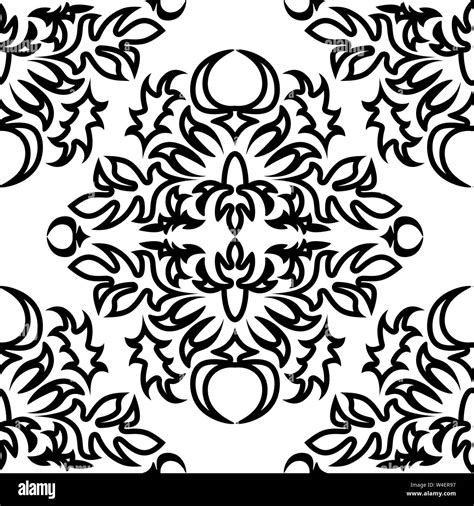 Royal Damask Pattern For Fabric Design Wallpaper Baroque Damask Stock