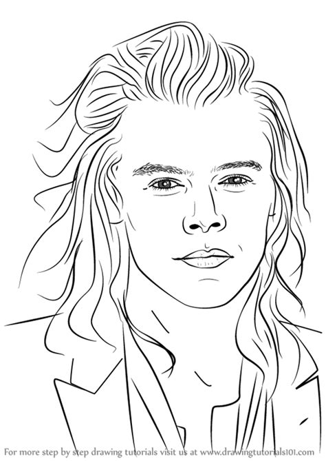 Pictures Of Harry Styles To Draw Howtoglowupin10days