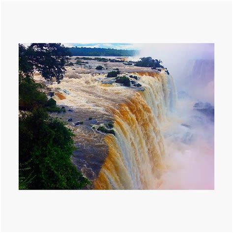 Iguazu Falls Ii Waterfall Nature Brazil Photographic Print By Iwaya Bazaar Iguazu Falls