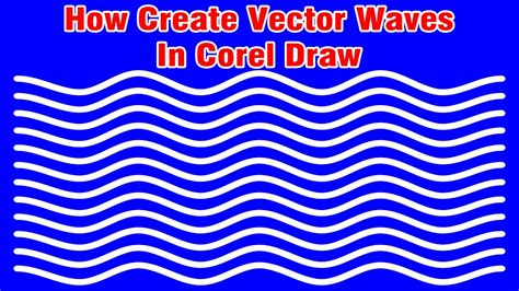 How create vector waves in Coreldraw / Download Cdr File ...
