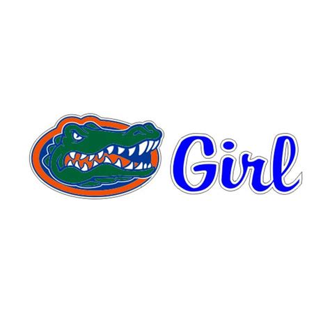 Florida Gators Gator Girl Decal Stickersdecals Sport