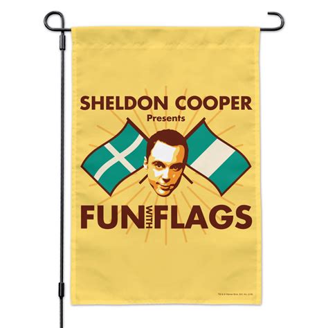 Big Bang Theory Sheldon Cooper Fun With Flags Garden Yard Flag
