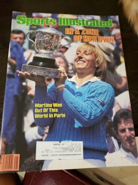 Sports Illustrated Magazine June 18 1984 Martina Navratilova Ebay