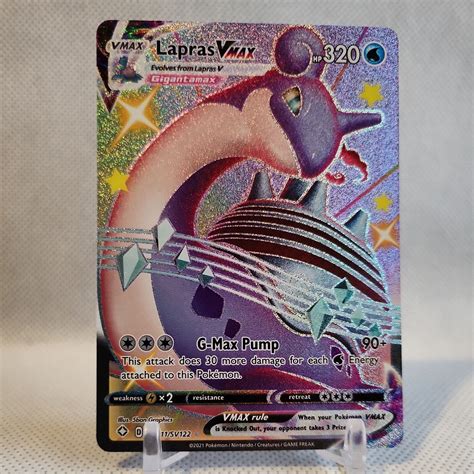 Lapras Vmax Sv Sv Holo Shiny Holo Rare Pok Mon Shining