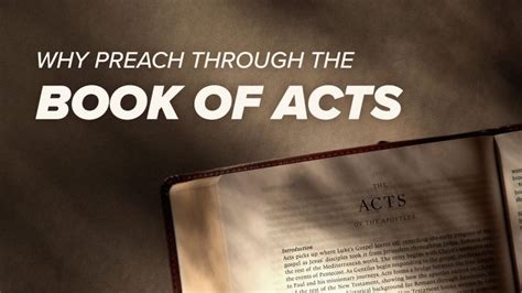 The Book Of Acts Sermon Series Ideas Preaching Summary Ministry Pass