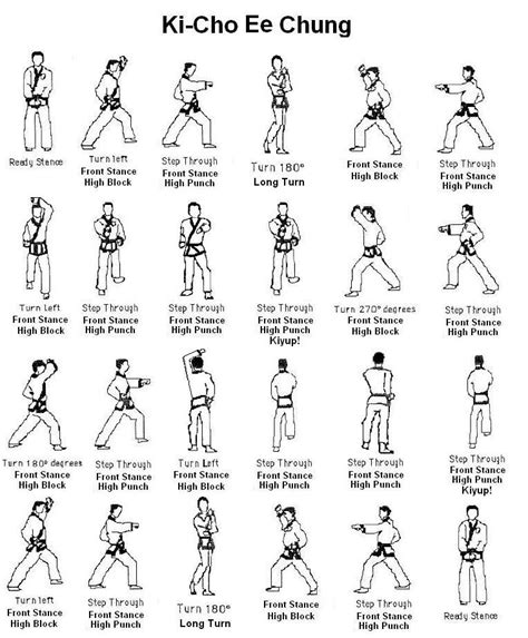 Ki Cho Ee Chung W Pictures 764×925 Karate Moves Karate