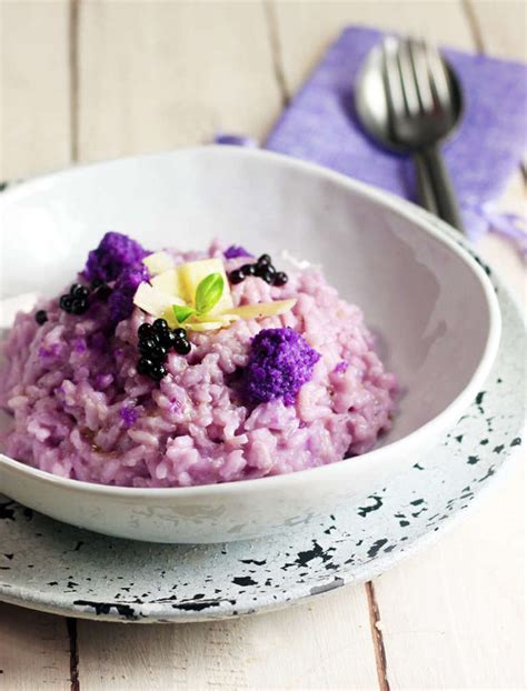 Molte ricette con il cavolo il cavolo rosso è una verdura principalmente autunnale/invernale: Risotto viola con cavolo cappuccio - Cucina Naturale
