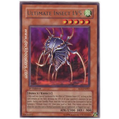 I am a thief and a stealer of souls. Ultimate Insect LV5 FET-EN007 Unlimited Edition Yu-Gi-Oh! Card