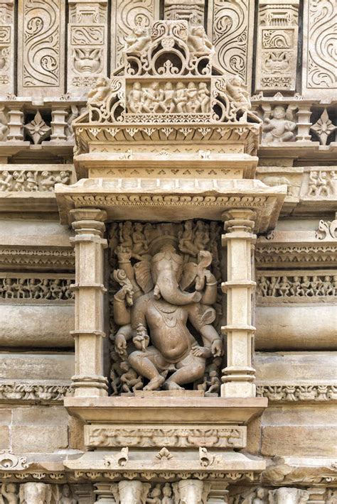 Sculptures On The Walls Of Lakshmana Temple Khajuraho Group Of