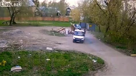 Dumping Rubbish Surprise Explosion And Fire