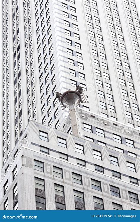Detail Of The Exterior Of Chrysler Building At Midtown Manhattan