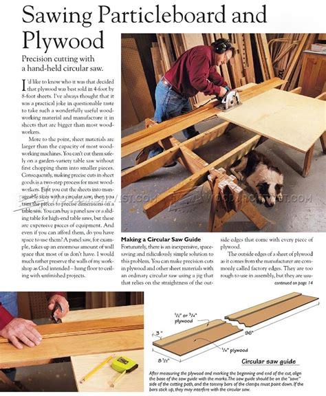 Use up scrap wood—and your free afternoon—building a simple tabletop from 2x4 lumber. Plywood Cutting Table • WoodArchivist