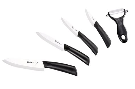 Ceramic Knife Set 5pcs Set Heim Concept 4 Cutlery Kitchen Knives With