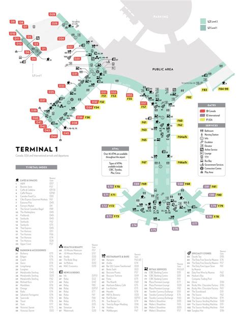 Airport Map Map Toronto Airport