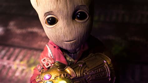1920x1080 Baby Groot Found The Gauntlet Laptop Full Hd 1080p Hd 4k