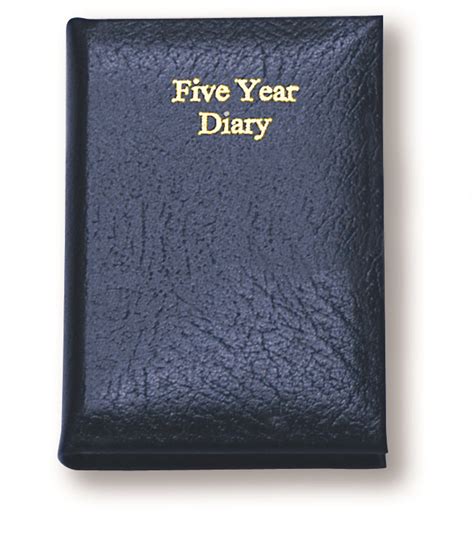 Cathian Leather Goods Leather Five Year Diary