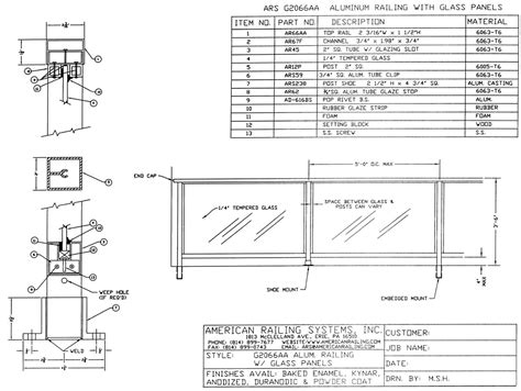 Dwg detail steel section railing autocad balcony guardrail metal stairs cad glass drawing building banister construction measurement file designs designscad. Glass Panel Detail Drawing - Glasses Blog