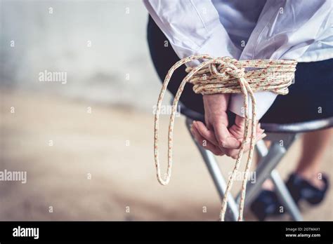 One Victim Tied Up Hi Res Stock Photography And Images Alamy