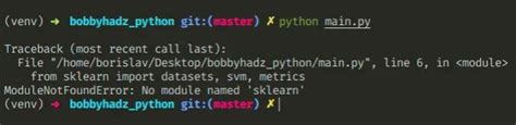 ModuleNotFoundError No Module Named Sklearn In Python Bobbyhadz