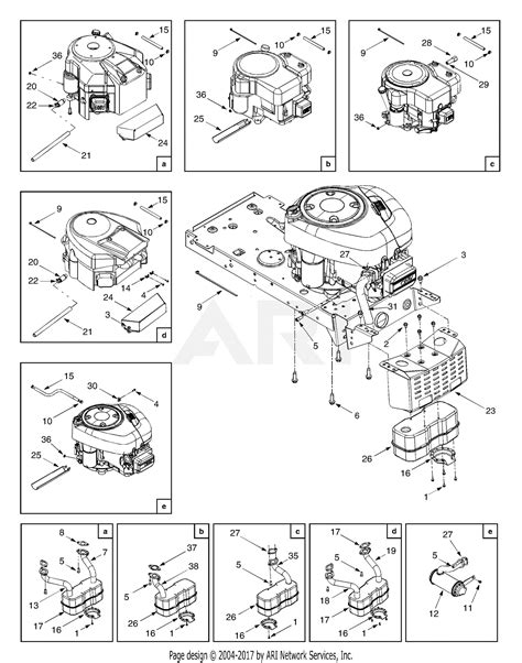 MTD 13A2771G790 LT 542G 2005 Parts Diagram For Engine Accessories