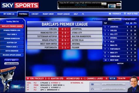 The official sky sports account. Live Football Scores - Sky Sports Score Centre | Zath