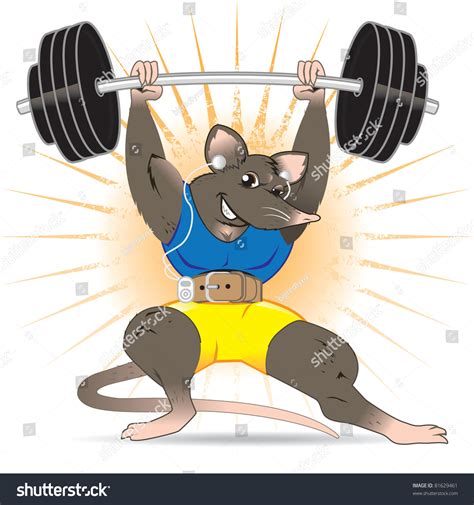 Gym Rat Stock Vector 81629461 Shutterstock