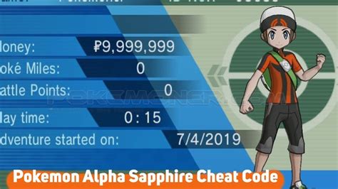Youtubegwt6zspeyo Pokemon Alpha Sapphire Cheat Code On Citra