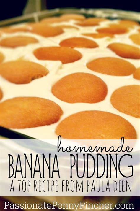 Mix milk and pudding mix in a separate bowl then whisk for one minute or until smooth. Paula Deen'S Banana Pudding (Mmmmm. . . ) with Frozen ...