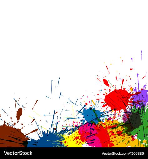 Splatter Paint Background Royalty Free Vector Image