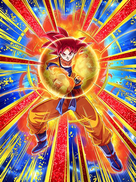 Gods Effortless Controlling Aura Super Saiyan God Goku Dragon Ball Z