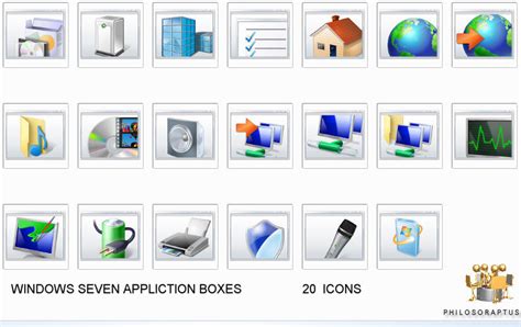 Windows Seven Application Boxs By Philosoraptus On Deviantart