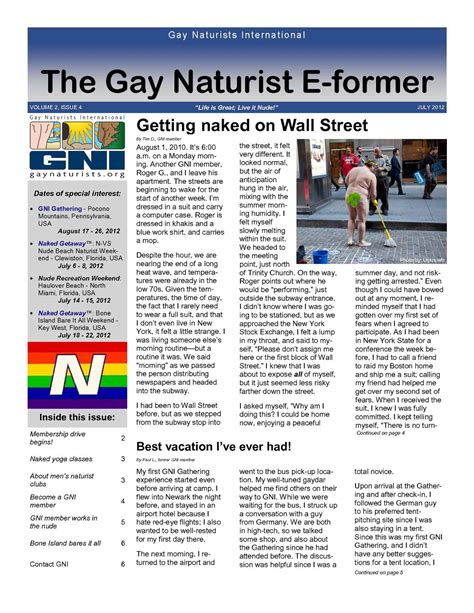 calaméo the gay naturist e former july 2012