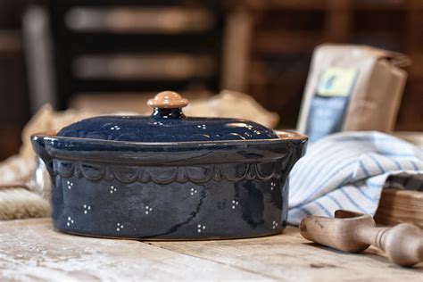 Elsässer Terrine mit Deckel zum Brotbacken oder Zubereitung von